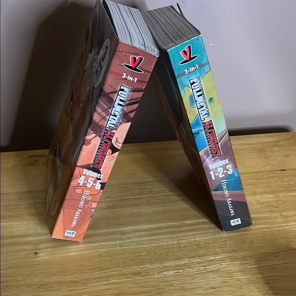 😄Anime Full Alchemist 1-6 paperback books (2)